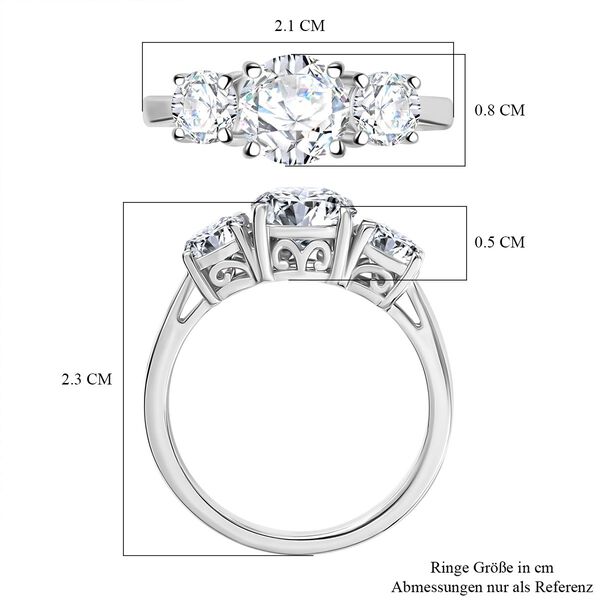 J Francis gefertigt mit SWAROVSKI- Swarovski Zirkonia Ring image number 7