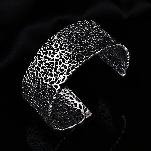 Royal Bali Kollektion- 925 Silber Armreif, 18 cm image number 2