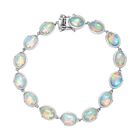 OpalTide Turtle - D joy AA Natürlicher, äthiopischer Welo Opal Armband ca. 19 cm 925 Silber rhodiniert ca. 16,39 ct.