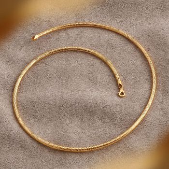 Royal Bali Kollektion- Schlangen-Halskette in 585 Gold, 45cm