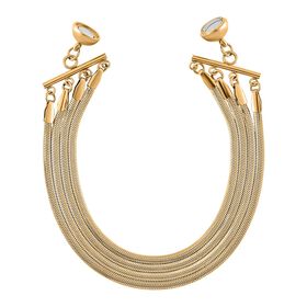 Schlangen-Armband 19cm, Goldton