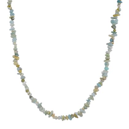 Mehrfarbige Amazonit Kette 78 cm ca. 320.00 ct