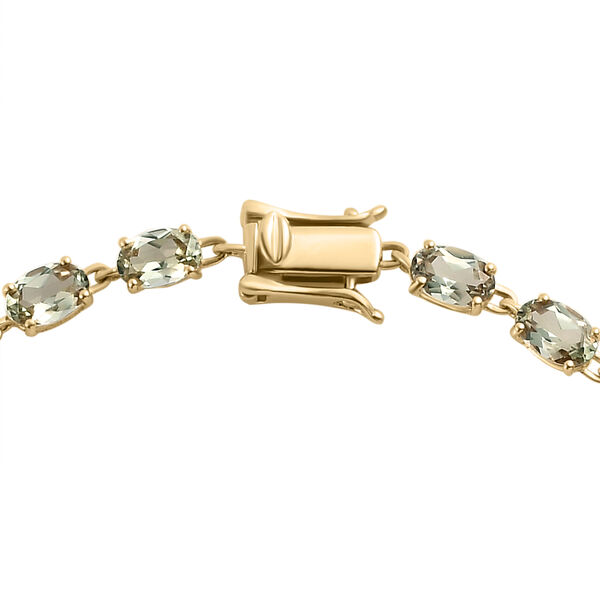 Turkizit Tennisarmband in 585 Gelbgold image number 4