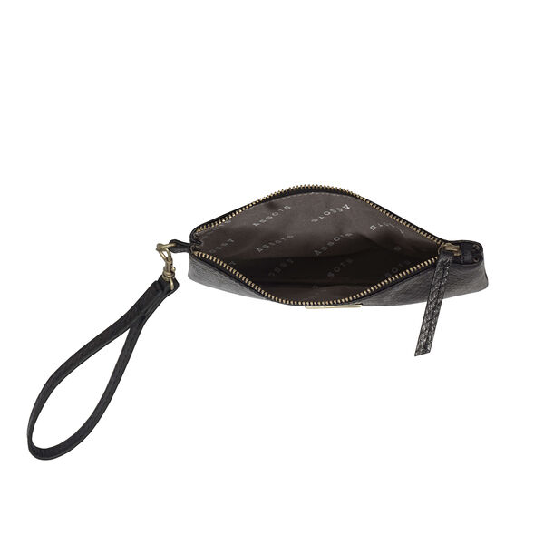 ASSOTS LONDON 'Karen' Bourbon Echtleder-Handgelenkstasche image number 4