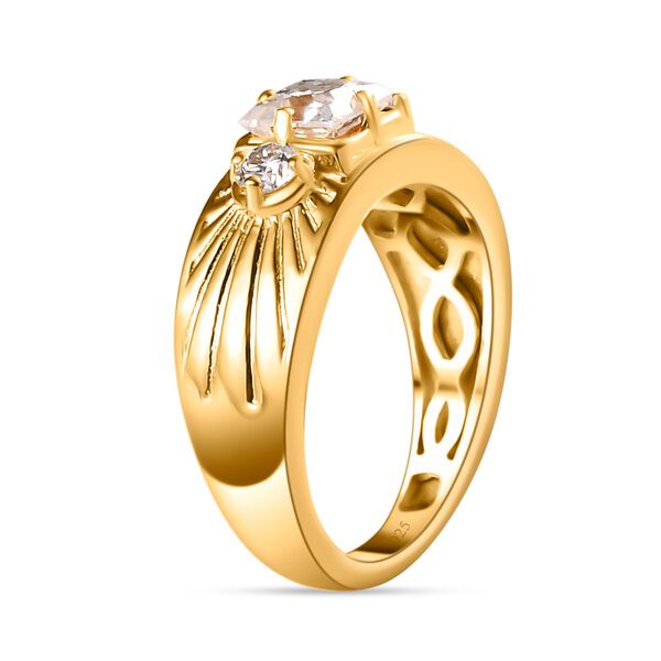 Moissanit Ring - 0,88 ct. image number 5