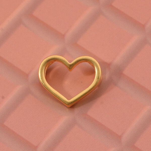 Herz Anhänger in 999 Gelbgold image number 2