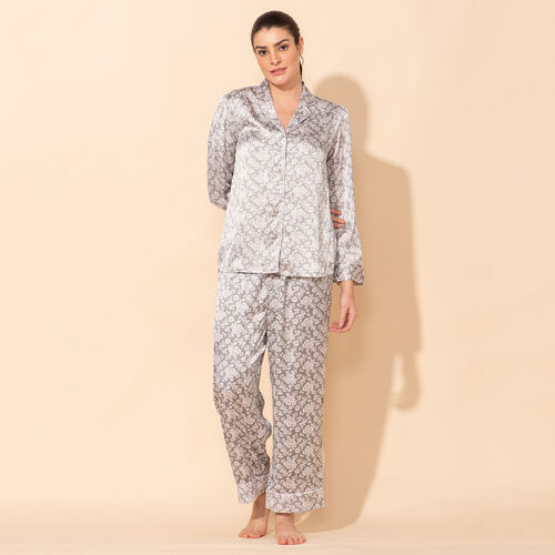 TAMSY - Damen Loungewear Set, Größe L 40, Grau image number 0