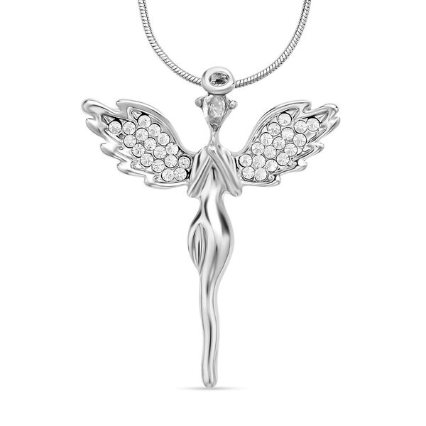Schutzengel Anhänger mit Kette image number 0