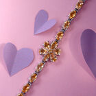 Citrin Armband, 19 cm, Edelstahl, ca. 7,31 ct image number 1