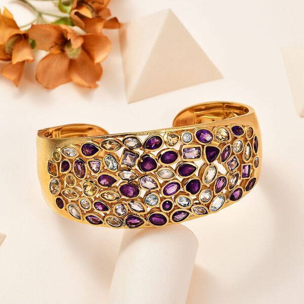 Multi-Edelstein-Armreif, 19cm - 19,03 ct. image number 2