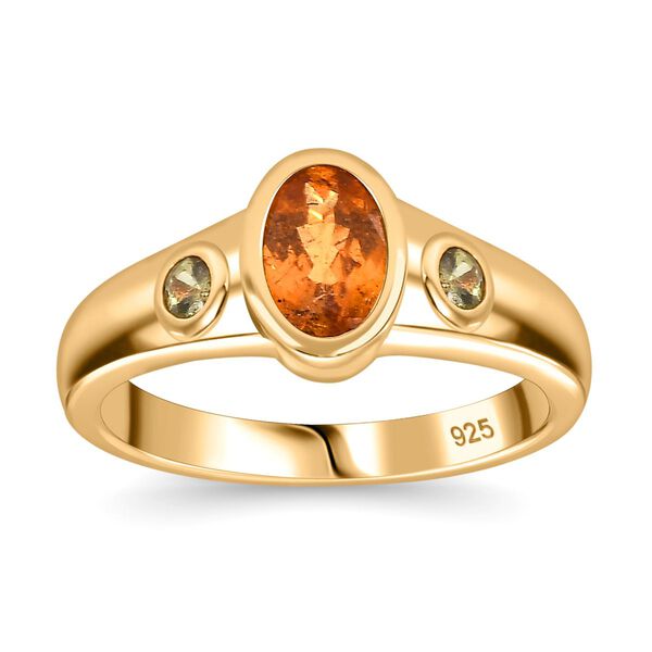 AA Spessartin Granat und Demantoid Granat Ring - 1,14 ct. image number 6