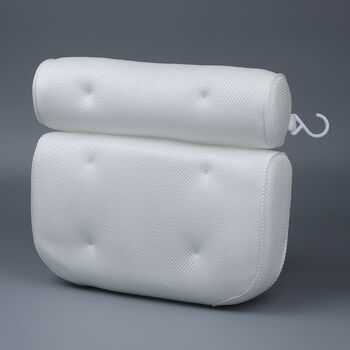 Badewannenkissen f&uuml;r Kopf und Nacken, Wei&szlig;