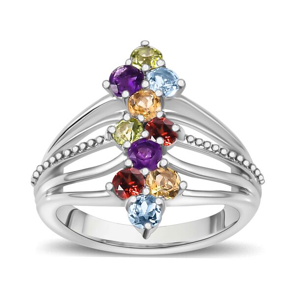 mehrfarbig Ring Messing (Gr&ouml;&szlig;e 17.00) ca. 1.26 ct image number 3