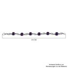 Afrikanisches Amethyst-Armband, 19 cm - 14,99 ct. image number 4