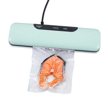 HOMESMART Vakuumverpackungsmaschine, inklusive 20 Beutel, Abmessung 37,5x18,5x8,5 cm, Gr&uuml;n