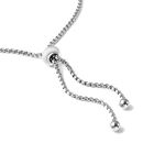 Simulierter Lila Diamant Flexibel Bolo Armband 15-22 cm Edelstahl ca. 3,56 ct image number 4