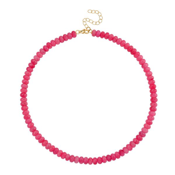 Rosa Quarzit 45+5cm Halskette und 17+5cm Armband image number 4