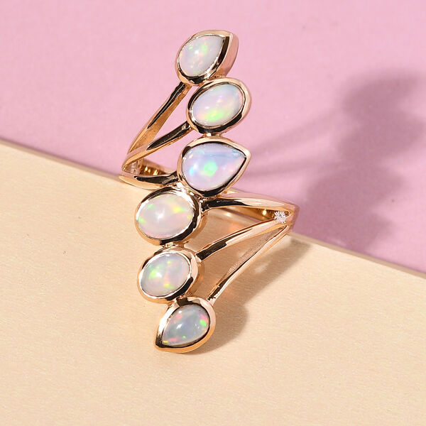 Nat&uuml;rlicher, &auml;thiopischer Opal-Ring - 2,28 ct. image number 2