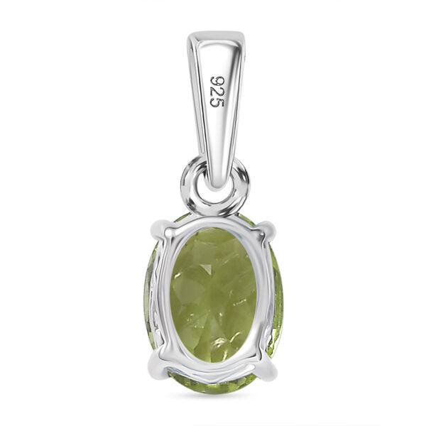 Peridot Anhänger 925 Silber rhodiniert ca. 1.33 ct image number 4