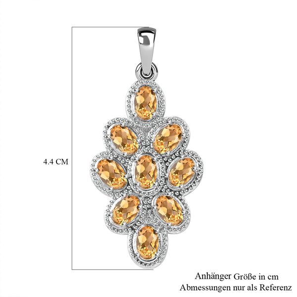 Citrin Anh&auml;nger  Edelstahl ca. 4.16 ct image number 5