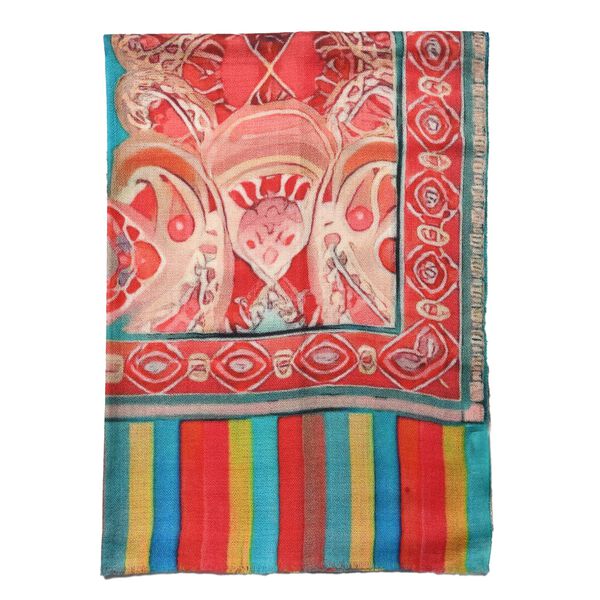 LA MAREY Schal aus 100% Premium-Kaschmir mit Digitaldruck, 70x200 cm, mehrfarbig image number 7