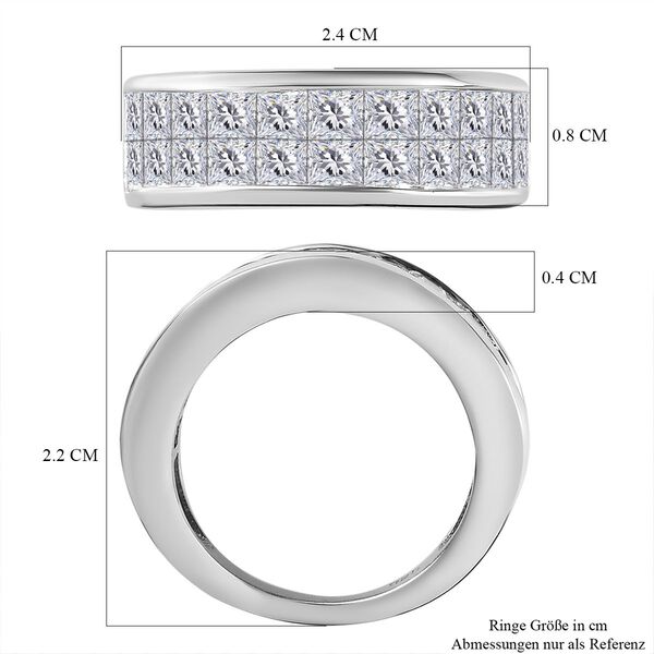 Moissanit Ring - 3,34 ct. image number 5