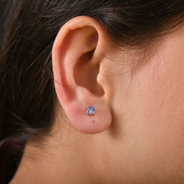 Tansanit Ohrringe - 0,75 ct. image number 3