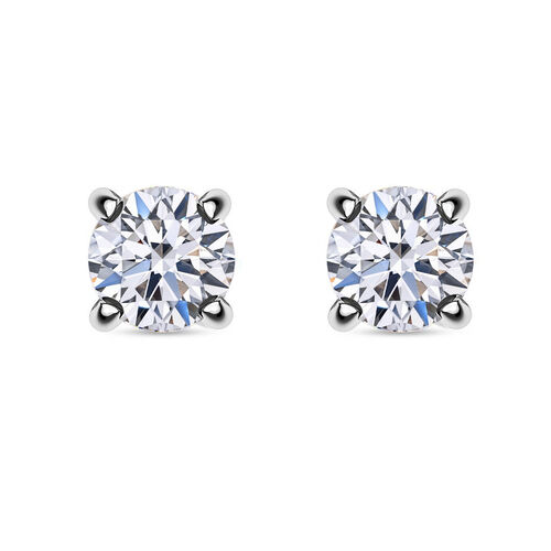 IGI zertifizierte SI GH Diamant-Ohrringe in 585 Gelbgold - 1 ct. image number 0