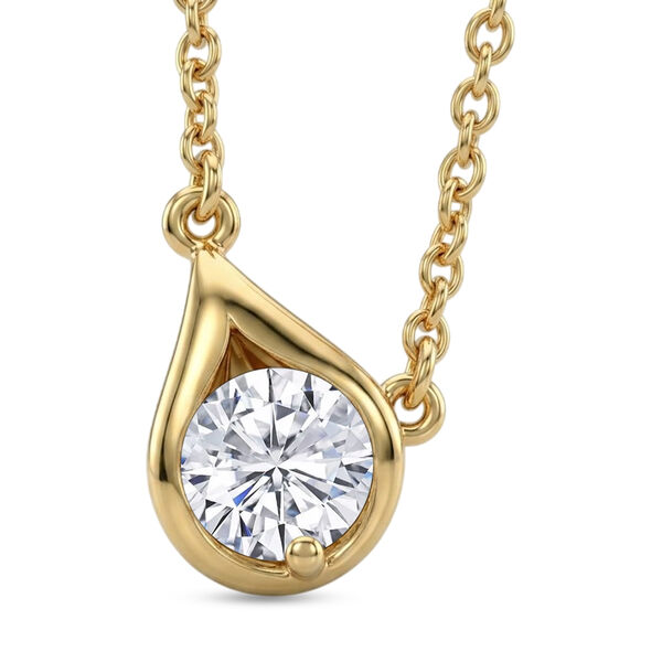 D'Joy Moissanit 50cm Halskette - 0,81 ct.