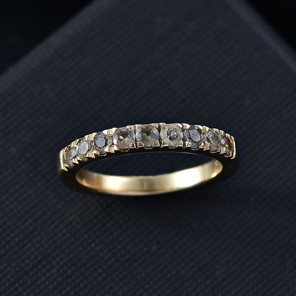 AA Natürlicher goldener Tansanit Ring - 0,70 ct. image number 2
