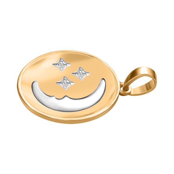 Cosmic Magic runder Anh&auml;nger, Gelbgold Vermeil Silver image number 3