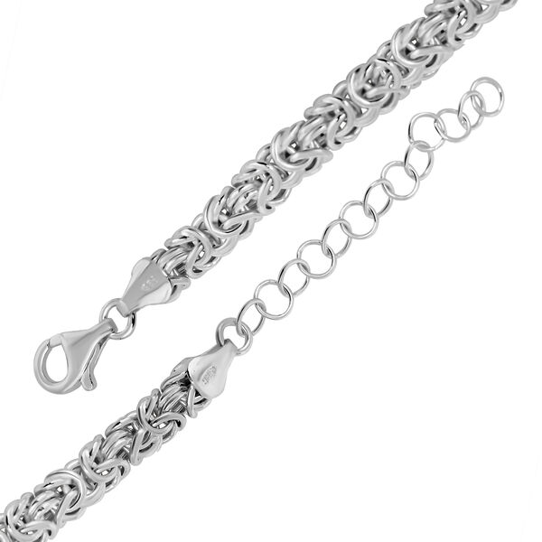 Liebesknoten byzantinische Halskette in Silber image number 6