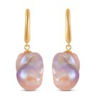 Süßwasser Perle Ohrringe 925 Silber vergoldet