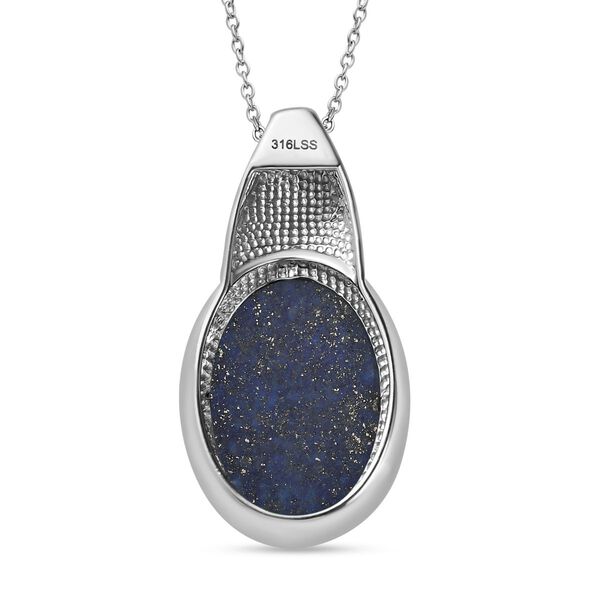 Lapislazuli Anhänger mit 45cm Kette - 26 ct. image number 4