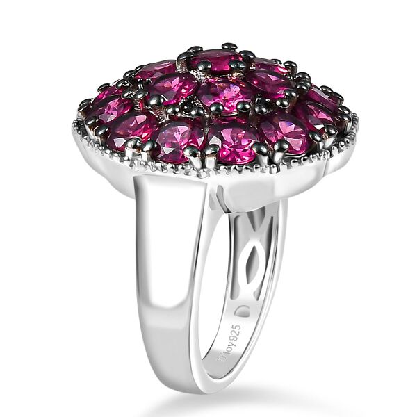 D'Joy Rhodolith Granat und schwarzer Spinell Ring - 6 ct. image number 5