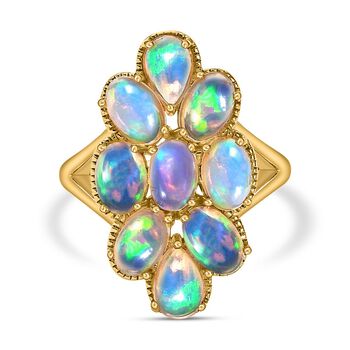 Nat&uuml;rlicher, &auml;thiopischer Welo Opal-Ring - 2,75 ct.