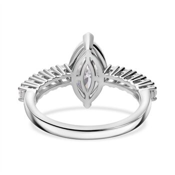 LUXURIANT DIAMOND - Lab Grown Diamant VS-EF SGL zertifiziert Ring 950 Platin (Gr&ouml;&szlig;e 20.00) ca. 2.50 ct