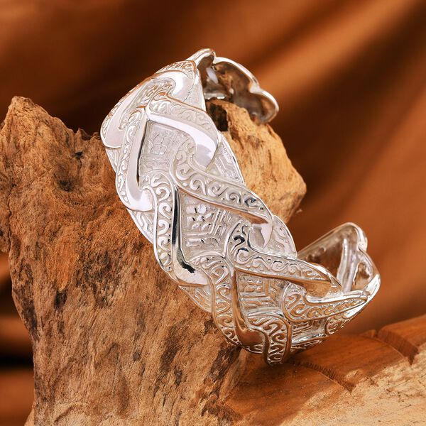 Royal Bali - 925 Silber Armreif, ca. 19 cm, ca. 48,27g image number 1