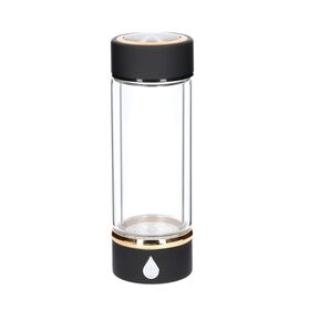 SPE Hydrogener Wasserstoff Wassergenerator 380ml, Gr&ouml;&szlig;e 7x21 cm schwarz