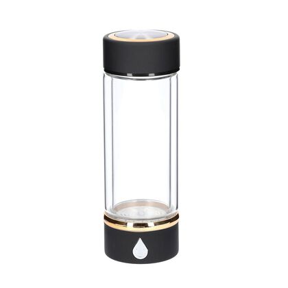 SPE Hydrogener Wasserstoff Wassergenerator 380ml, Gr&ouml;&szlig;e 7x21 cm schwarz