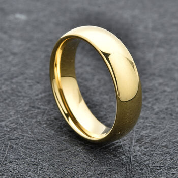 Reiner Wolfram-Ring, Goldfarben  ca. 10,50g