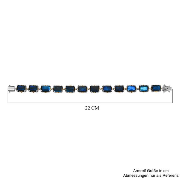 D'Joy AAA madagassisches Labradorit zweifarbiges Armband image number 5