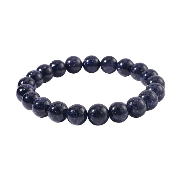 Blauer Sandstein Armband, (9-11mm), 18 cm, ca. 170.00 ct image number 0