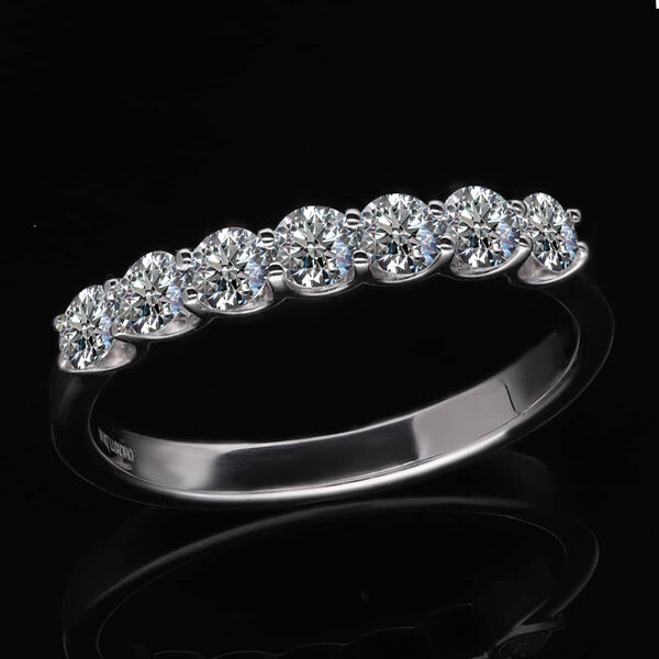 LUXORO SI-GH Labor Diamant Ring in 417 Wei&szlig;gold - 1 ct. image number 7