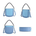Hobo Tasche mit abnehmbarem Riemen, Größe 26x8x14 cm, Blau image number 3