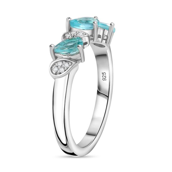 AA Lagunen Apatit und Zirkon Ring - 0,77 ct. image number 5