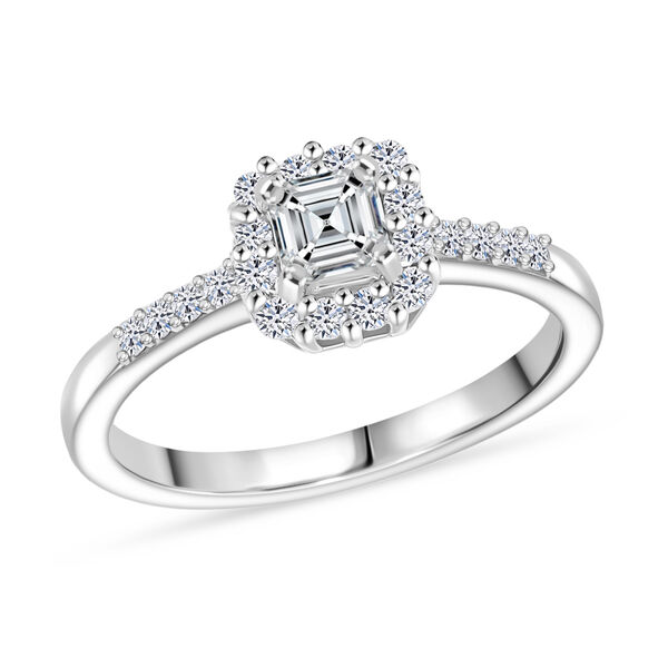 LUXURIANT DIAMOND - Lab Grown Diamant SI-GH Ring 925 Silber rhodiniert (Gr&ouml;&szlig;e 17.00) ca. 0.50 ct image number 4