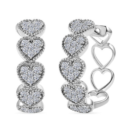 LUXURIANT DIAMOND - Lab Grown Diamant SI-GH SGL zertifiziert Ohrringe 925 Silber rhodiniert ca. 1.50 ct