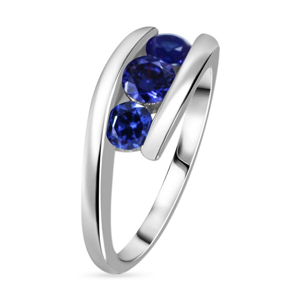 Blauer Zirkonia-Ring - 1,67 ct. image number 2