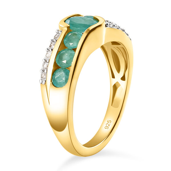 Grandidierit-Ring, 925 Silber vergoldet  ca. 0,86 ct image number 5